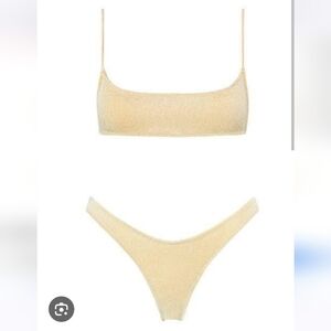 Triangl Gold Sparkle Bikini